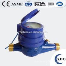 Multi Jet Dry Type Vane Wheel Water Meter With Pulse Output